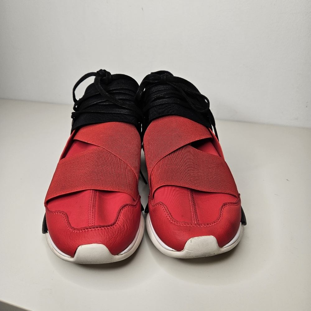 Adidas Y-3 Qasa High Red Black Men's Size 8.5 - Picture 4 of 9